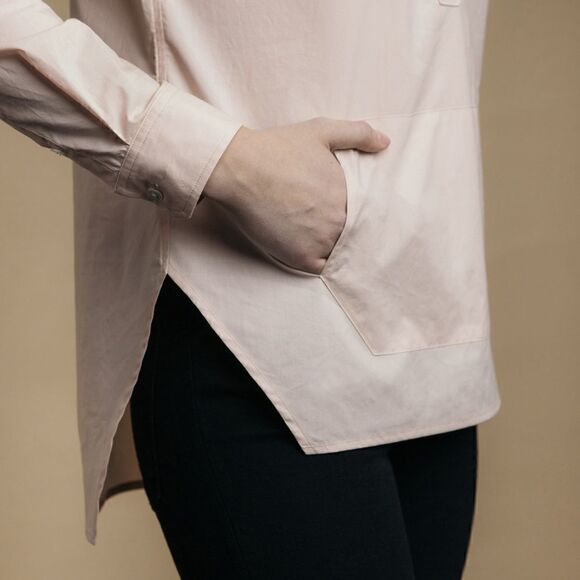 Thirteen Seven Trapezoid Pullover - Dusty Blush - Picture 4 of 6